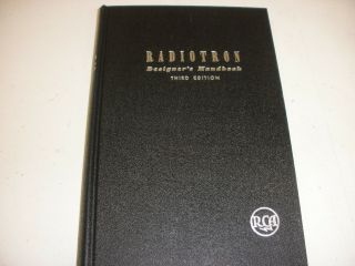 Vintage Hardcover Book Radiotron Designer 