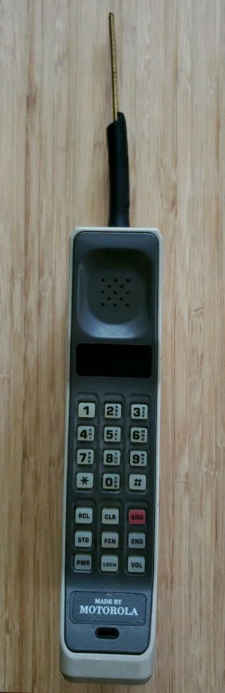 Vintage Motorola Cellularone Classic Ultra Brick Cell Phone Cellular One Parts