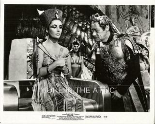 Liz Elizabeth Taylor Is Cleopatra Vintage Epic Film Still