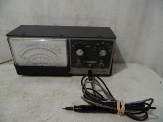 Vintage Heathkit Vtvm Model Im - 13 Vacuum Tube Voltmeter Tester With Probes Usa