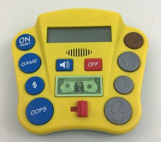 Coin U Lator Children Toy Money Calculator Toy Game Parentbanc Vintage 1998