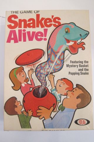 Vintage 1966/67 2326 - 7 “SNAKE ' S ALIVE” game by Ideal Toy,  USA 7
