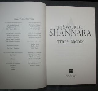 GRIM OAK PRESS Terry Brooks SWORD OF SHANNARA Signed Clamshell 2017 Simonetti 3