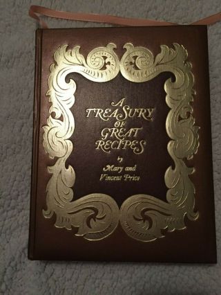 A Treasury Of Great Recipes By Mary And Vincent Price Cookbook 1980 Hardcover