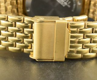 VINTAGE SEIKO 5 AUTOMATIC 17 JEWEL GOLD PLATED CASE DAY DATE MEN ' S WRIST WATCH 4