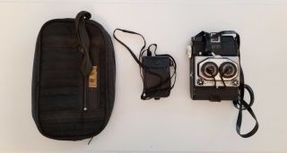 Iso Duplex 120 Italian Stereo Camera,  Seconic Exposure Meter,  Travel case 7