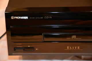 Pioneer ELITE CLD - 79 Laser Disc Player. ,  with remote 2