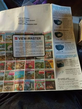 Vintage GAF View - Master Standard Stereo Viewer Box Made in USA 5