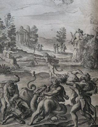 GEORGE SANDYS 1632 OVIDS METAMORPHOSIS Englished & Mythologiz ' d ENGRAVINGS 6