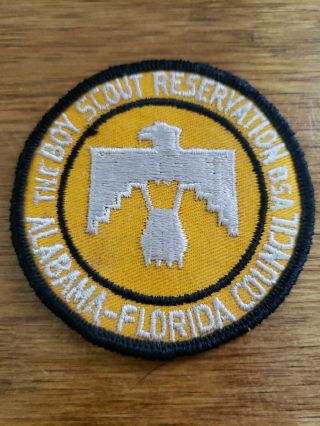 Vintage Bsa Www Oa Alabama Florida Council Boy Scout Reservation Patch