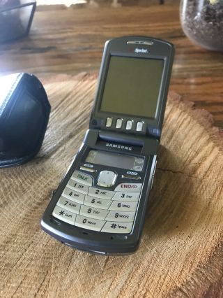 Samsung Sph - I500 Palm Pilot Flip Phone Rare Vintage Collectible Sprint