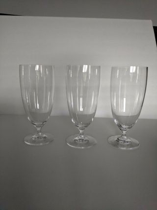 Vintage Marquis Waterford Crystal Iced Beverage Glasses Set Of 3