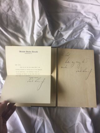 John F Kennedy (1960) ' The Strategy of Peace ',  SIGNED 1st Ed.  W/ Personal Note 3