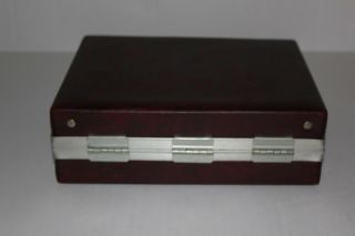 Vintage Savoy 16 Cassette Carrying Case Brown Faux Leather 3