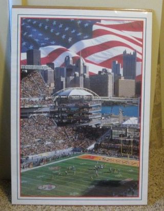Vintage Poster Pittsburgh Steelers Never Forget Shrink Wrapped Photo