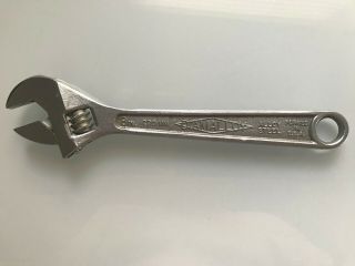 Vintage 8 Inch Crescent Adjustable Wrench Made In Usa