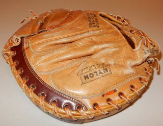 Old Vintage Ted Williams Model Baseball Catchers Mitt Glove 1633 Sears 5
