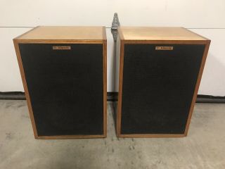 Klipsch Heresy Speakers Consecutive Serial Numbers With Risers