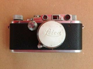 Leica D.  R.  P.  Ernst Leitz Wetzlar No.  183061 Camera W/ F=5cm 1:2 No.  268628 Lens