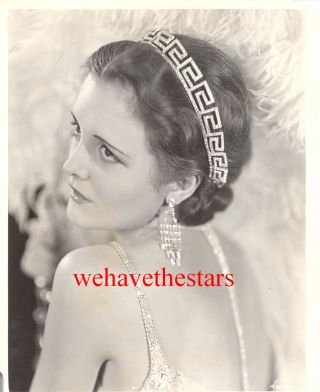 Vintage Mary Astor Gorgeous Glamour Beauty 30s Publicity Portrait Coburn
