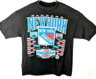 York Rangers Vintage Stanley Cup Champs 1994 Men 