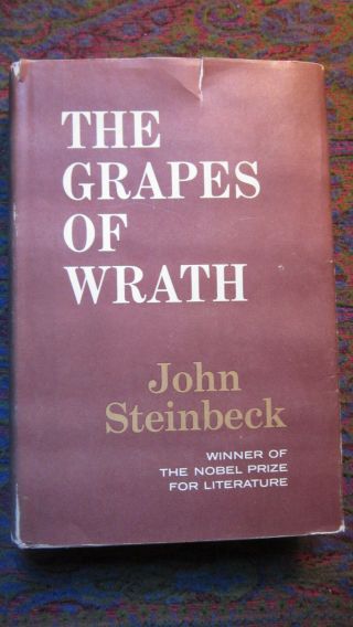 John Steinbeck - The Grapes Of Wrath Vg Hc In Good Dj Bce 1967