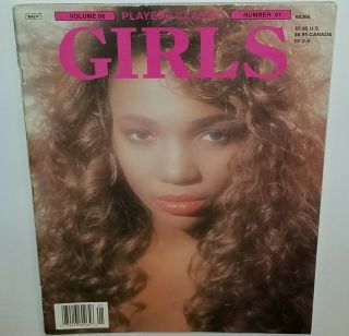 Classic Girls Black Photo Model V6n1 Lingerie Book African American Players Vtg