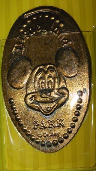 Disney Penny Press Coin Mickey Mouse Park Disneyland Rare Vintage