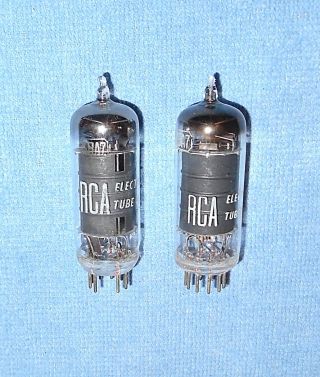 2 NOS RCA 6BA7 Vacuum Tubes - Vintage Converter Mixers for Amateur Radios 2