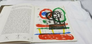 Joan Miro,  Derriere le Miroir.  SIGNED Gallerie Maeght 8