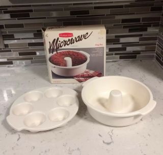 Rubbermaid Microwaveable Cookware Ring Pan Bundt And Muffin Vintage