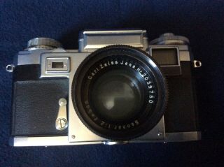 Contax IIIa Rangefinder Camera w/Carl Zeiss Sonnar 1:2 f=50mm Lens 2