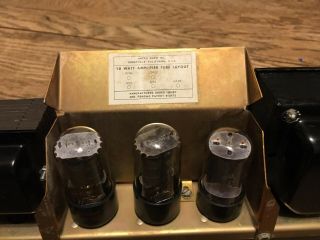 Ampex tube amps 10watt 6V6 output,  AN EXECEPTIONALLY - PAIR 5