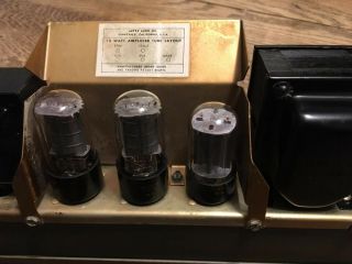 Ampex tube amps 10watt 6V6 output,  AN EXECEPTIONALLY - PAIR 6