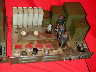 US Signal Corps Western Electric UTC 6L6 Tube 115 - 230V Power Amplifiers [Pair] 4
