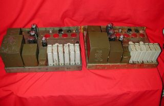 US Signal Corps Western Electric UTC 6L6 Tube 115 - 230V Power Amplifiers [Pair] 5