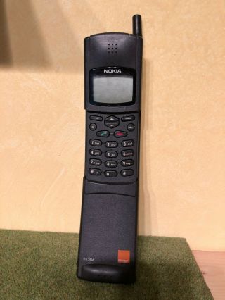 Nokia (orange) Mobile Phone Nk502 Vintage Classic Banana Matrix (grade A)