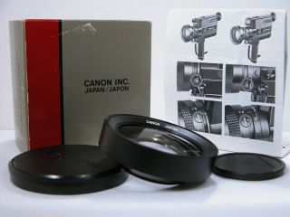 Rare Canon Wide Angle Lens For Canon 514xl & 310xl 8 Movie Camera