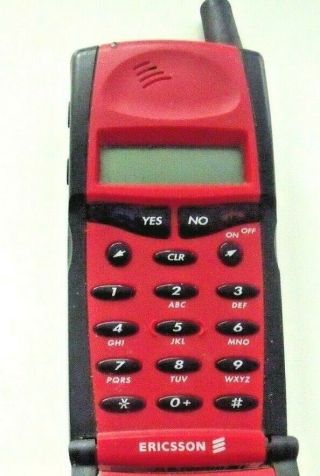 Vintage Sony Ericsson GF768 - RED Cellular Phone 3