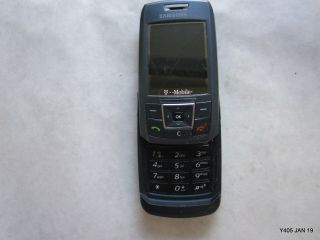 Blue Vintage Samsung T - Mobile Slider Cell Phone w/ Charger (PN SGH - T429) 3
