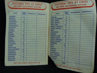 VINTAGE 1944 PRESIDENTIAL ELECTION BOOK SKELLY OIL COMPANY 3