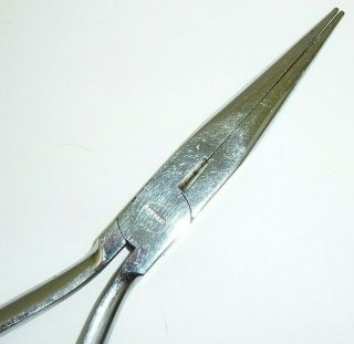 Vintage Mitchell Long Needle Nose Pliers Fishing West Germany 7 3/4 " Steel