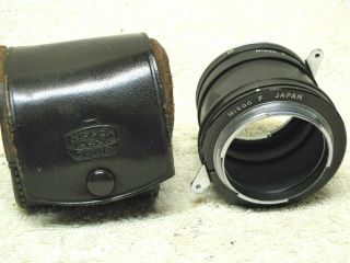 Vintage Nippon Kogaku Nikon F Extension Tube Set.  A,  B1,  B2,  C,  D.  Close Up.  Slr Camera