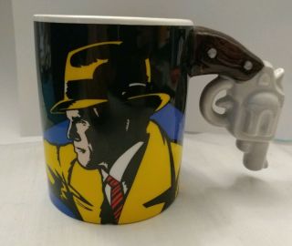 Applause Disney Dick Tracy Pistol Handle Coffee Mug vintage 3