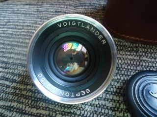 VOIGTLANDER SEPTON 1:2/50 Camera Lens 2