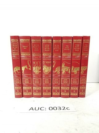 Easton Press,  Little House On The Prairie,  By Laura Ingalls Wilder Set Of 8 :32c