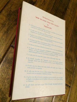 How To Raise Your Own Salary by Napoleon Hill 1st Ed.  3rd Pt.  1954 3