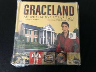 Vintage Elvis Presley Graceland And Interactive Pop - Up Tour Book