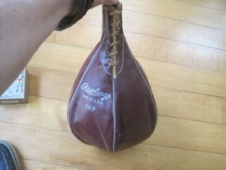 Vintage Rawlings 10 P Punching Speed Bag