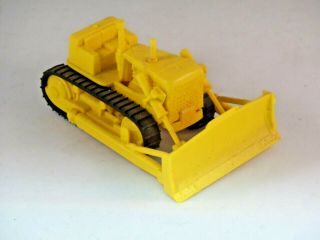 Vintage Allis - Chalmers Construction Bulldozer Plastic Model Kit Built 4 " Long